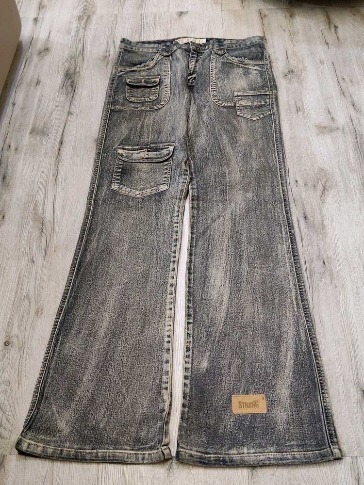 Ma556 Strong Cargo Bootcut Jeans Waist 32