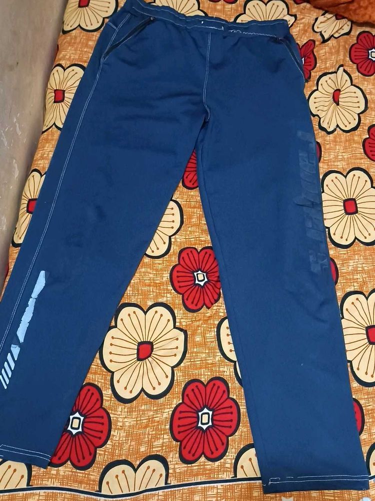 Blue Track Pants