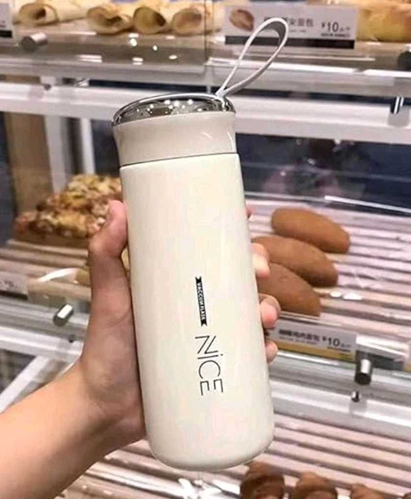 Nice Water Bottle Bpa Free Glass 400 Ml