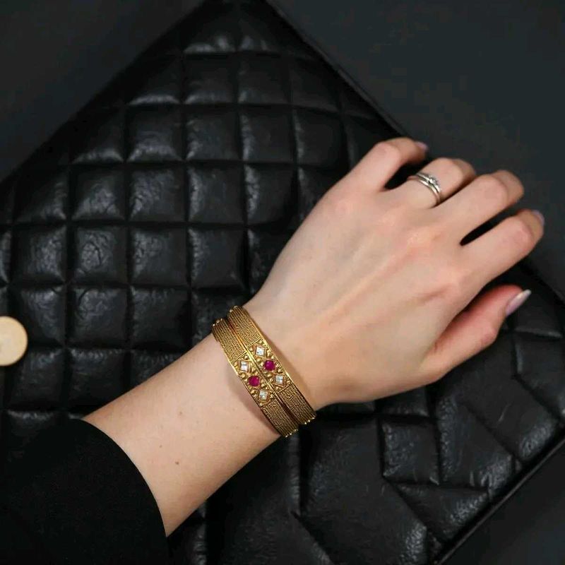 Artificial Gold Bangle