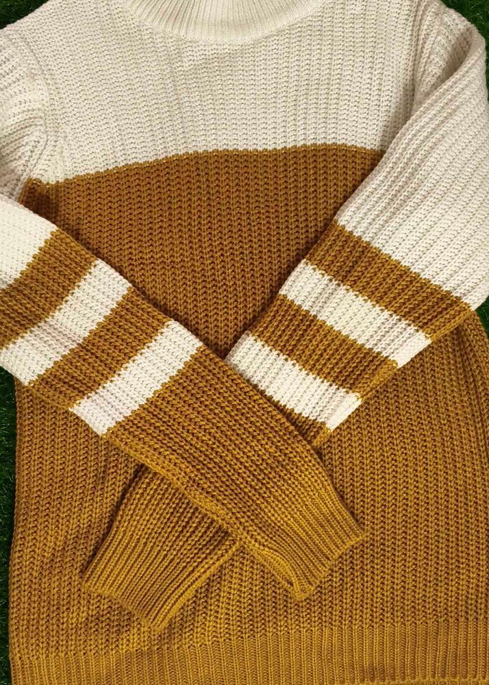 Stylish Color Block Sweater