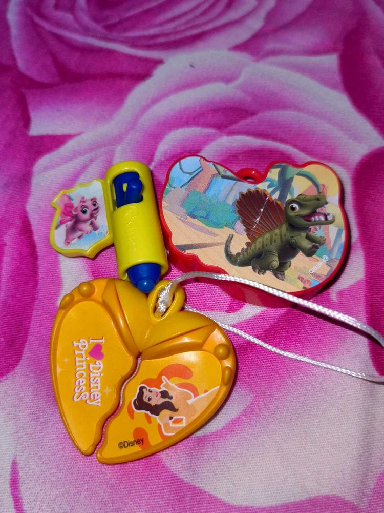 Combo Of 3 Kinder Joy Toys (1 Free Suprise Toy)