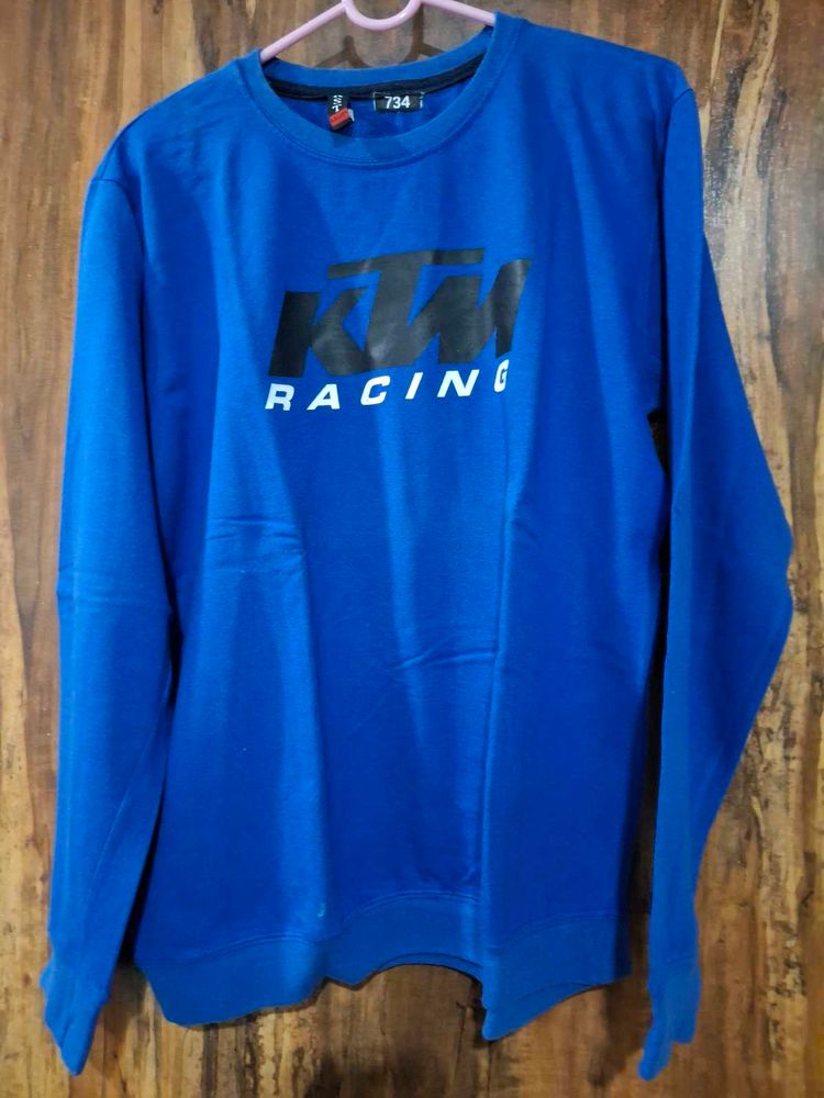 Blue Pullover Sweatshirt