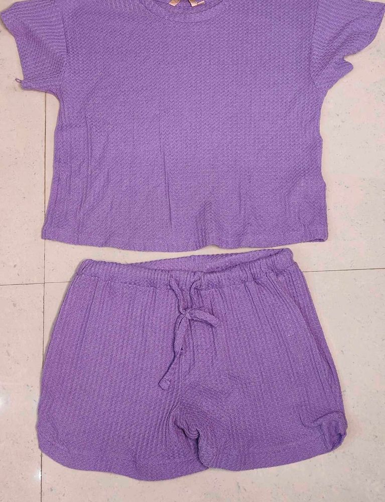 Purple Two-Piece Set