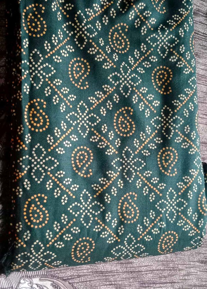 Bandhani print dress material