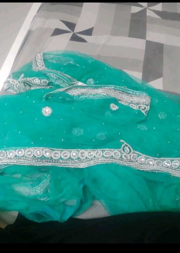 Unused Party Wear Saree With Blouse