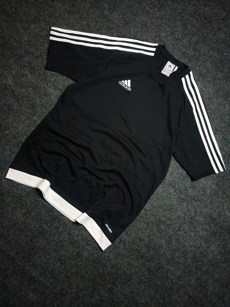 Adidas Black &amp; White Climalite T-Shirt Jersey