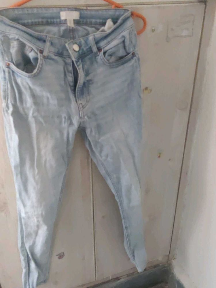 H&amp;M Light Wash Denim Jeans