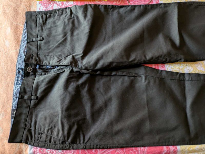 Black Formal Cotton Trousers