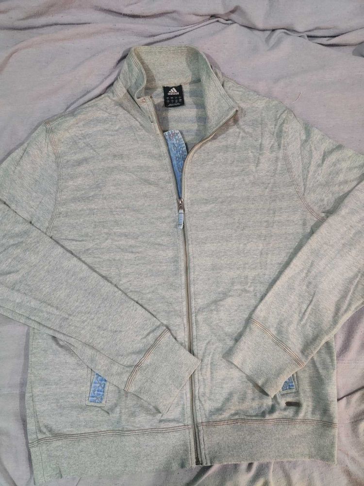 Adidas orignal  Grey Zip-Up Jacket