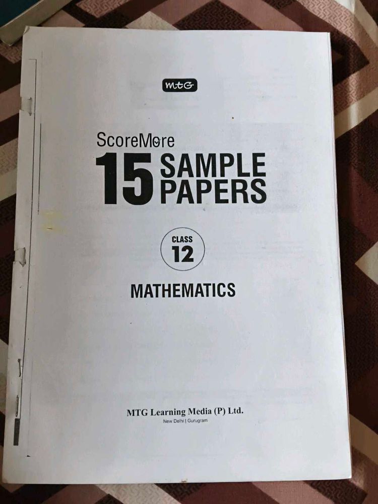 Class 12 Mathematics Sample Papers 2024-25 new edi