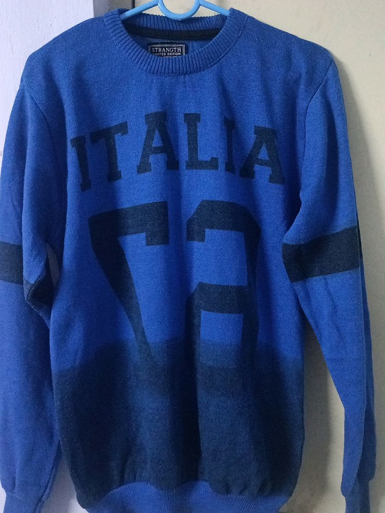 Blue Sweater Look T Shirt.