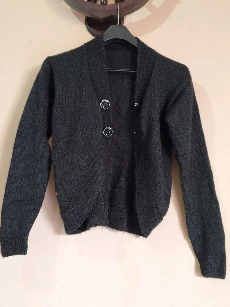 Elegant Black Cardigan