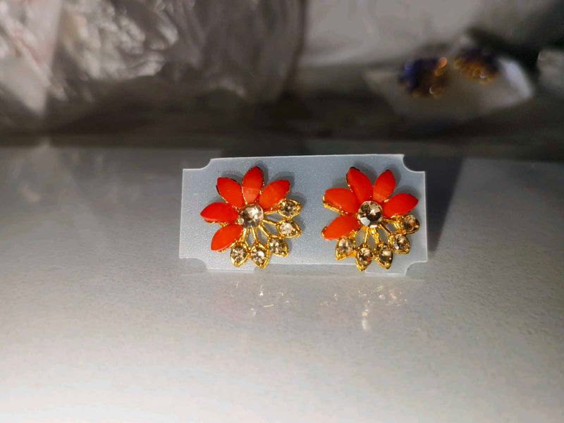 Flower Stud Earrings