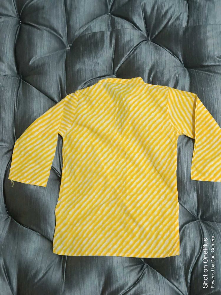 Striped Yellow Top