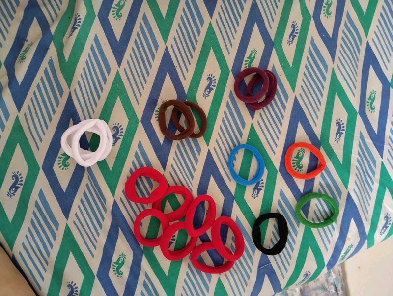Combo Of 18 Hair Ties