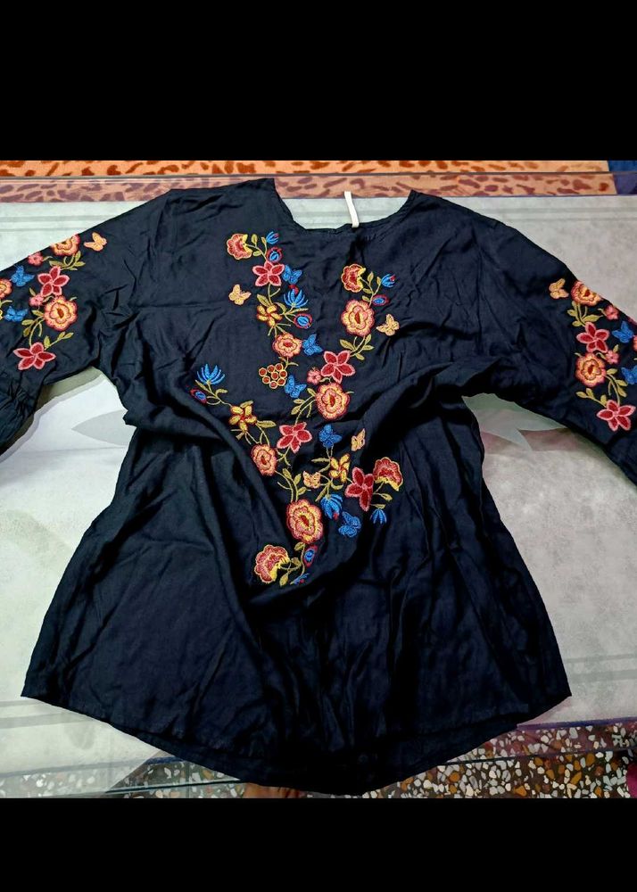 Embroidered Top