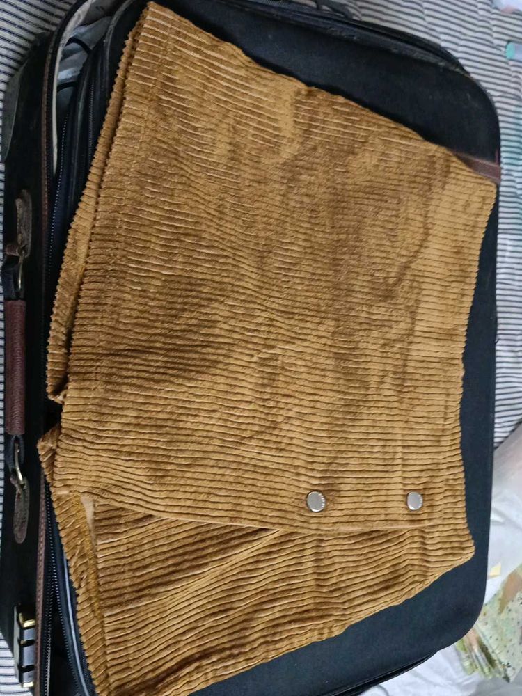 Corduroy Brown Skirt