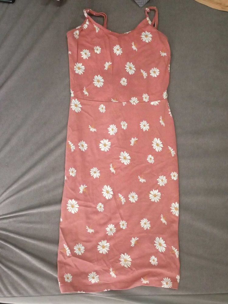 Daisy Print Mini Dress