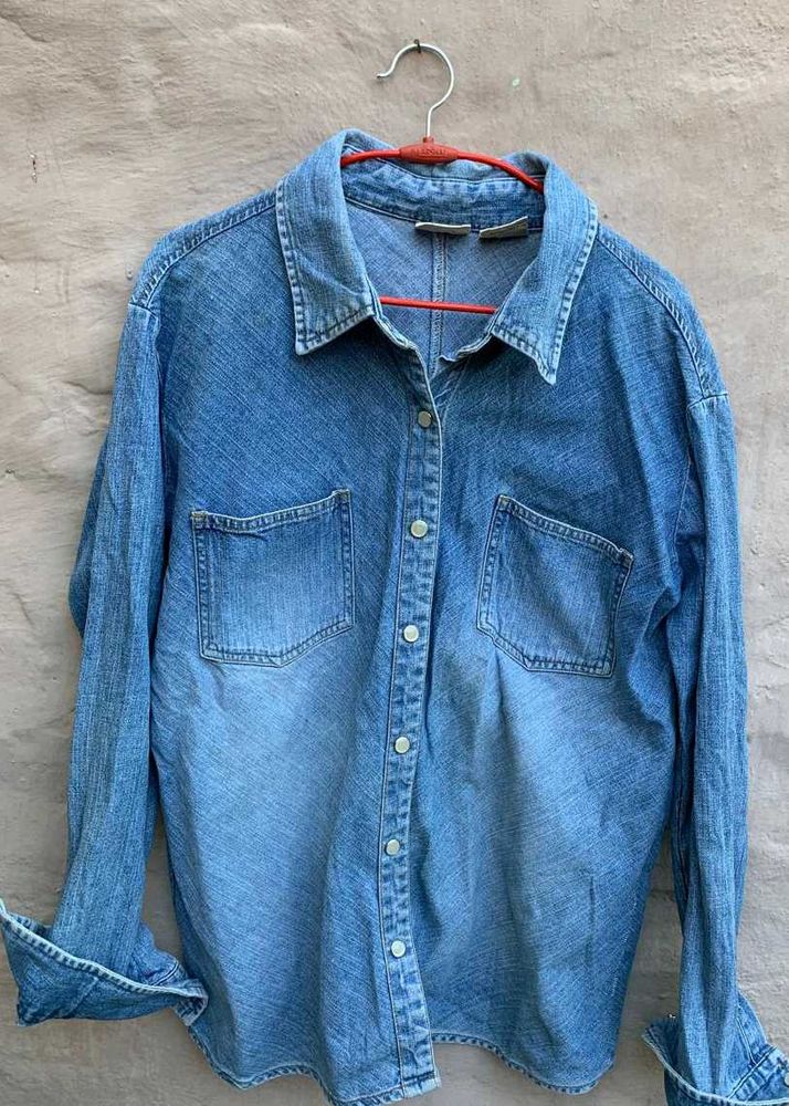 Denim jonson vintage  Button-Down Shirt