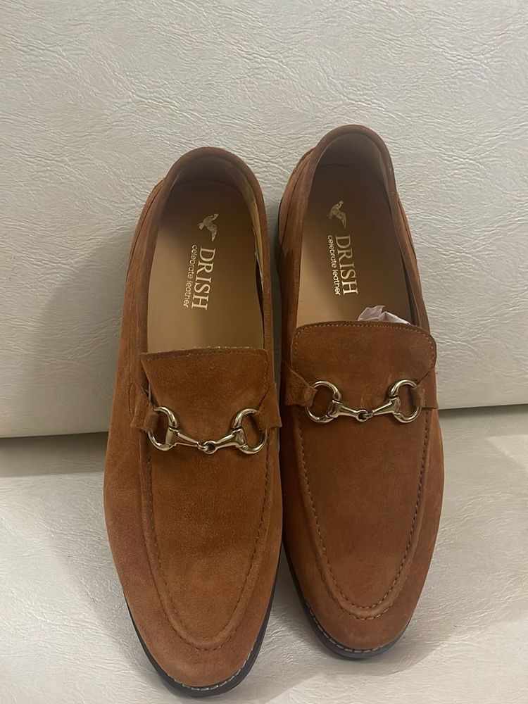 DRISH Suede Loafers