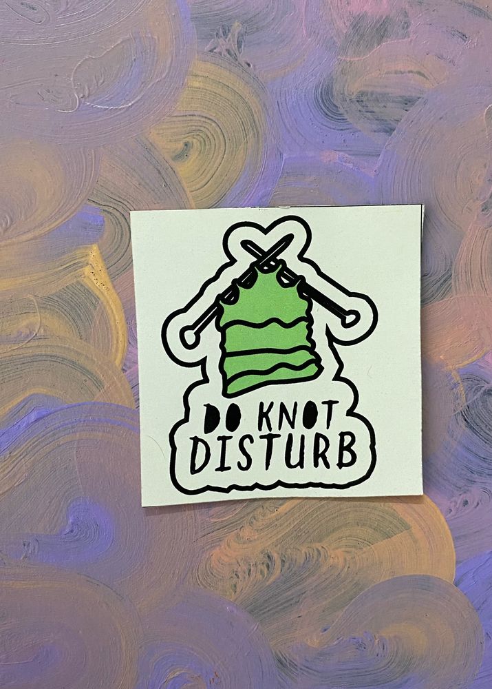 Knitwear Designer Sticker