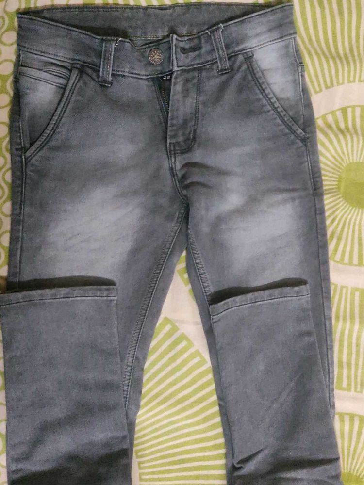 Men&#39; Grey Stylish Jeans