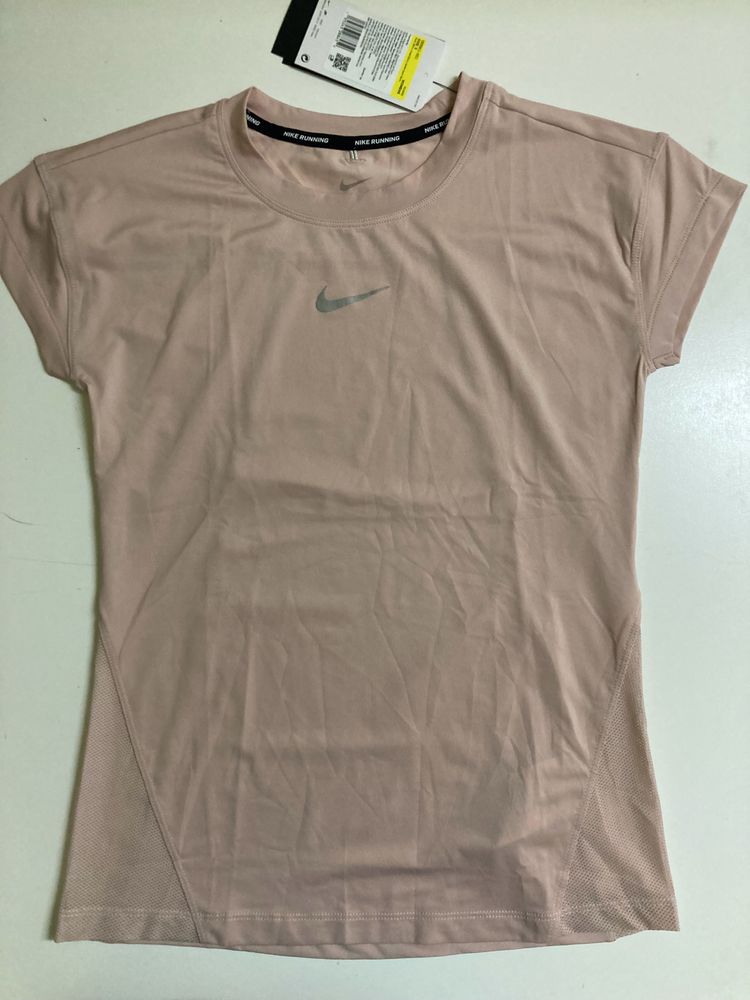NIKE Women Solid Round Neck RedT-Shirt