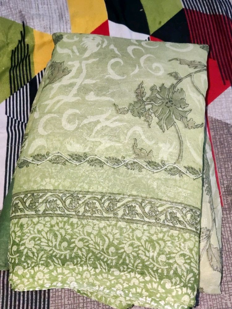 New Saree With False And Pico Done Women&#39;s Wear
