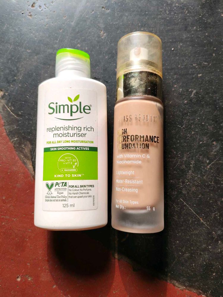 Simple Moisturizer &amp; Foundation combo