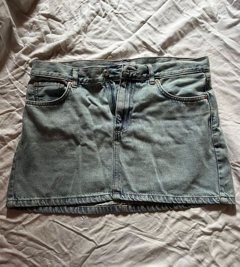 Denim Mini Skirt