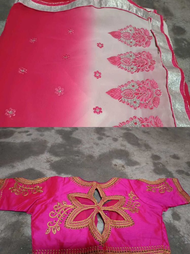 PartyReadyToWearSaree Heavy Work Blouse Sare