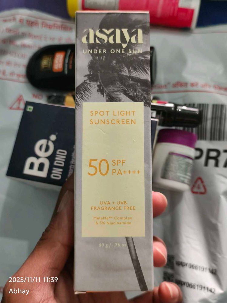 closet sale 🔥Asaya Spotlight Sunscreen SPF 50