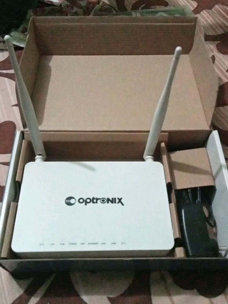 Optronix Router Fiber 300mbps Speed 100% Working