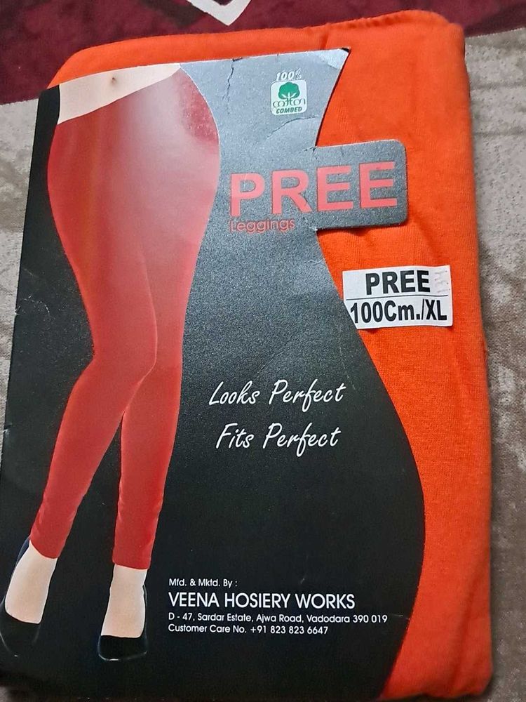 PREE Orange XL Leggings