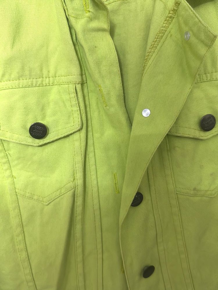 Neon Denim Jacket