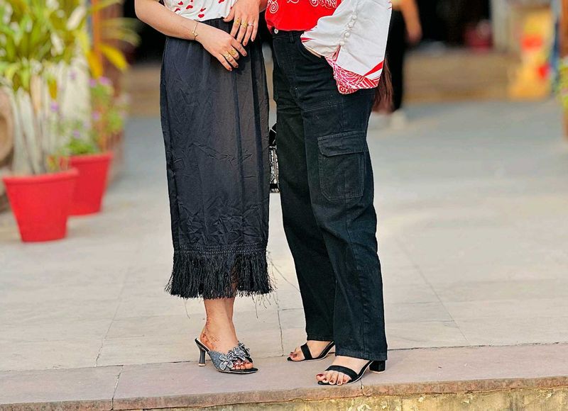 Original Zara Skirt With Double Side Pocket