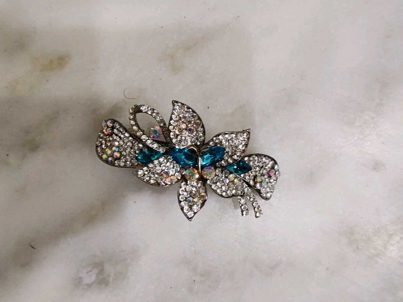 Sparkling Flower Hair Clip