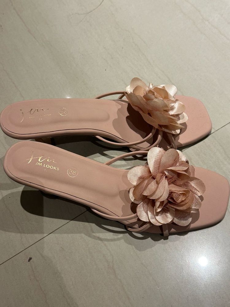 JM Looks Flower Detail Sandals