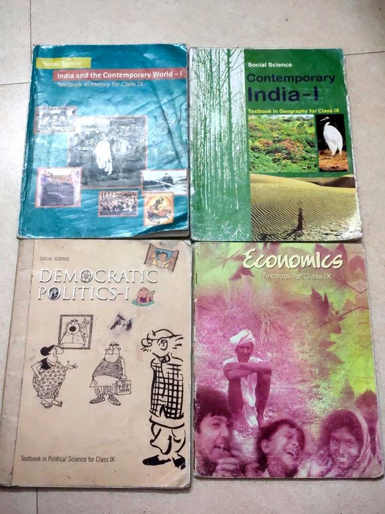 Class 9th Social Science Textbooks.. All Parts 🥰