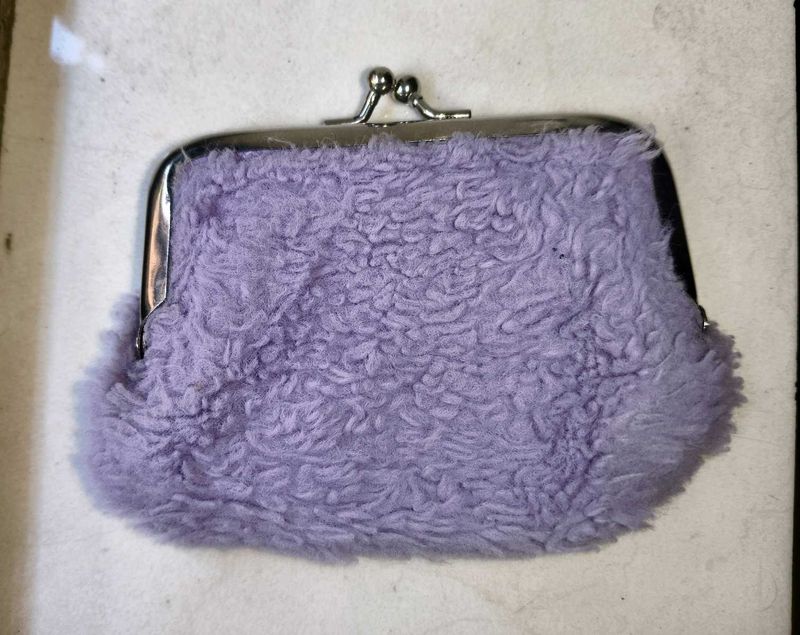 Cute Fuzzy Coin Purse