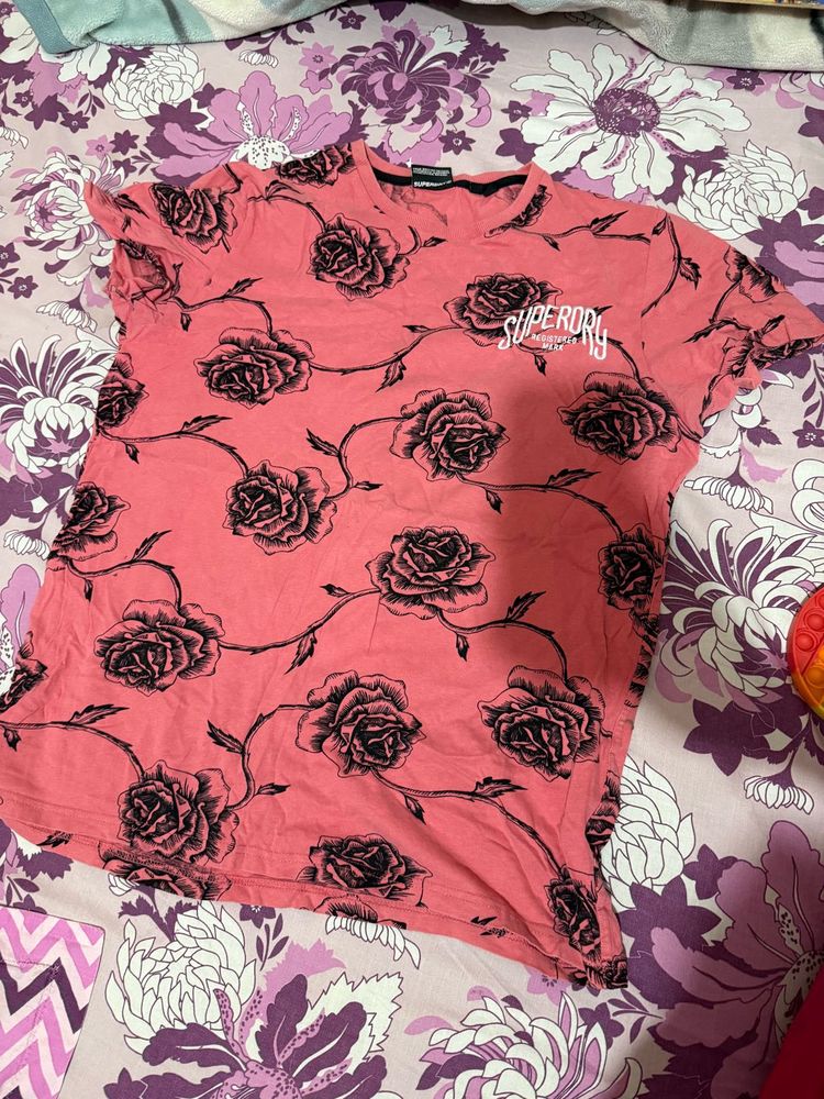 Combo of Floral Superdry and Indigo nation print