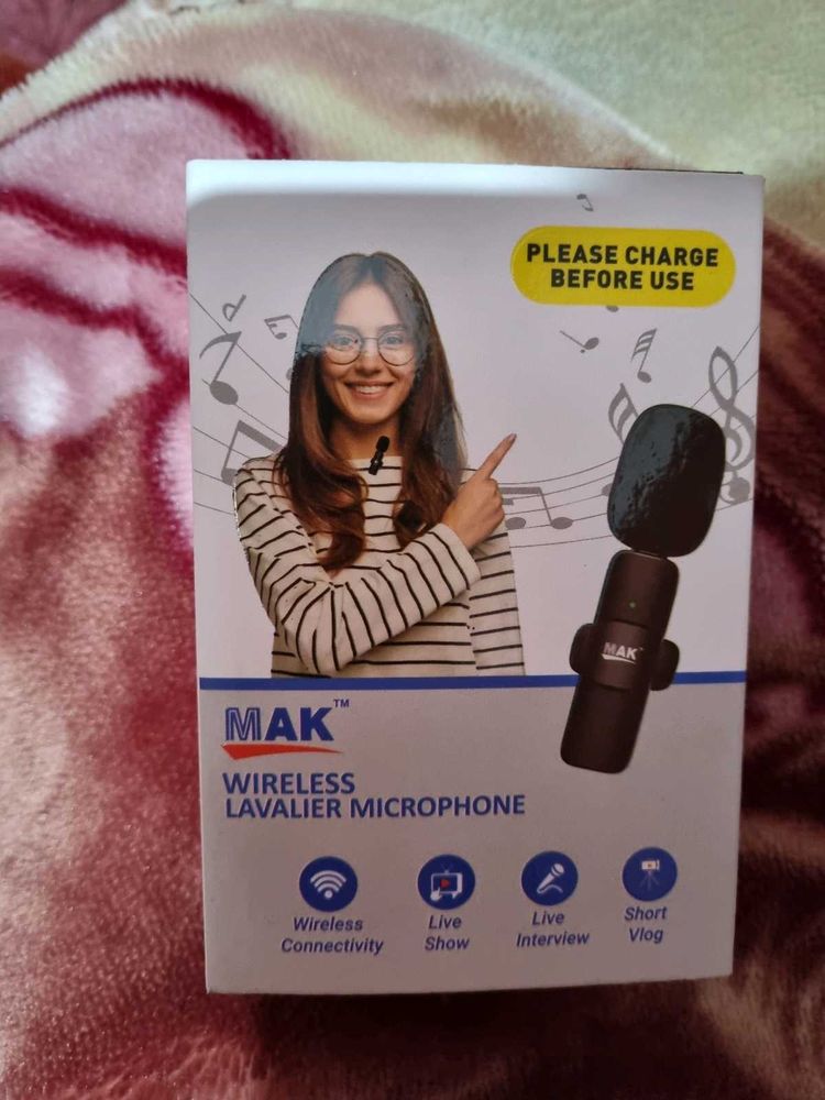 Mak Wireless Lavalier Microphone MK - 08