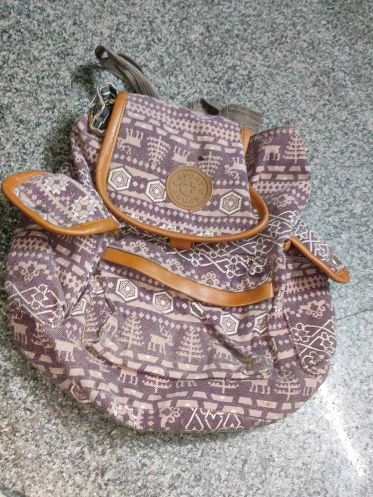 Patterned Backpack