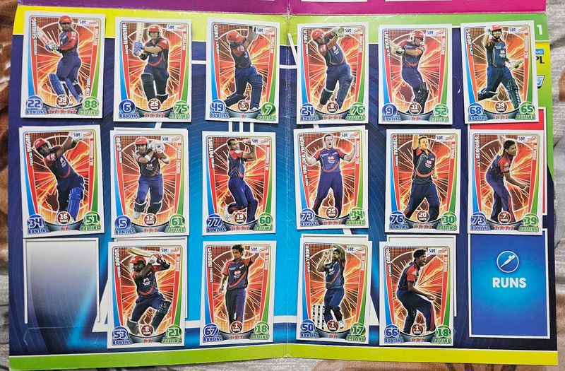 Topps Cricket Attax 2012 Delhi Ipl