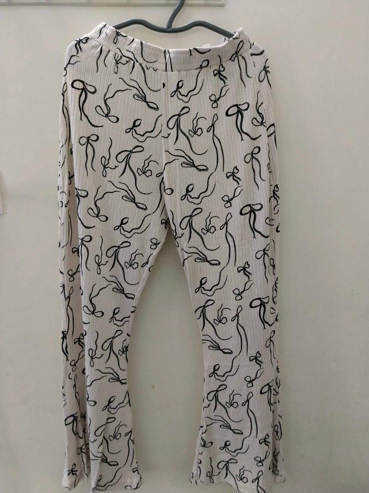 Patterned Casual Pants