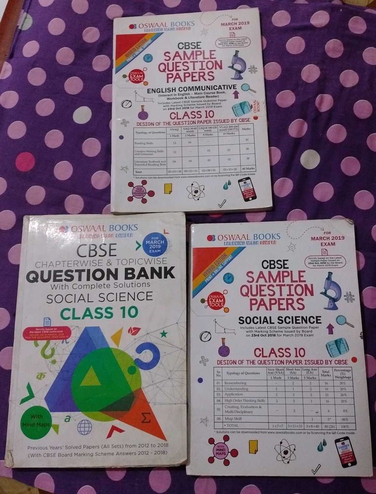 Oswaal&#39;s Class 10 CBSE Books