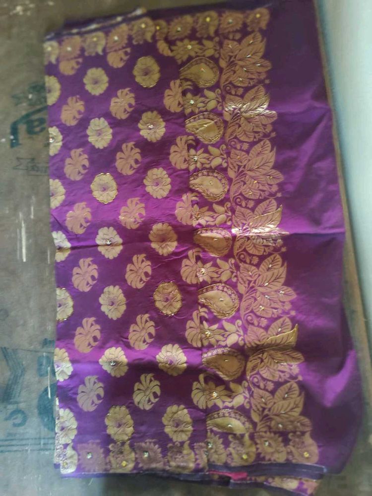 Purple Dress Material