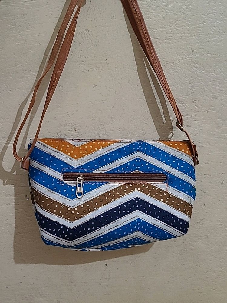 Be😊utiful Sling Hand Bag 👜 Cotton Fabric 👍