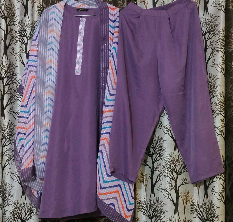Kurta Pant Dupatta Set